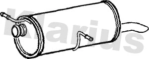 Rear Muffler (210812)