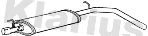 Centre Muffler (211242)