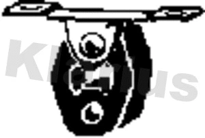 Mount, exhaust system (420598)