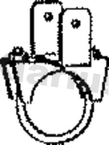 Clamping Piece, exhaust system (430006)