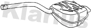 Rear Muffler (220938)