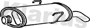 Rear Muffler (PG220A)