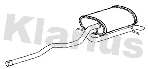 Rear Muffler (BM375V)