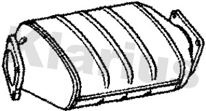 Soot/Particulate Filter, exhaust system (390165)