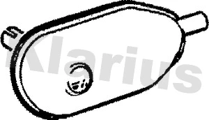 Centre Muffler (210183)