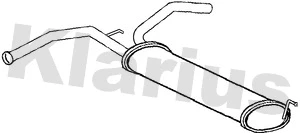 Rear Muffler (210846)
