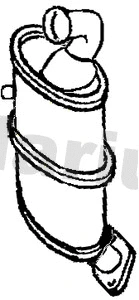Soot/Particulate Filter, exhaust system (390549)