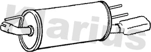 Rear Muffler (230375)