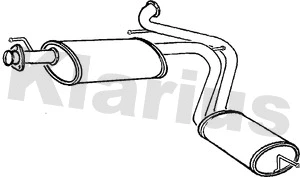 Rear Muffler (PG844G)