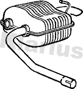 Rear Muffler (FE494H)