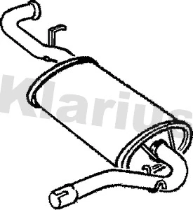 Rear Muffler (230257)