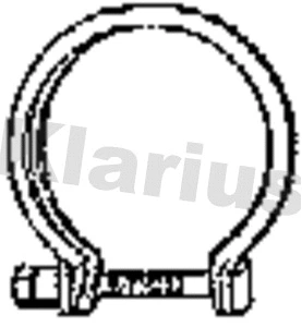 Clamping Piece, exhaust system (430482)