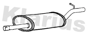 Centre Muffler (211191)