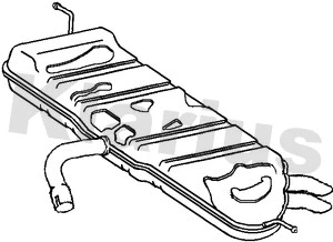 Rear Muffler (220900)