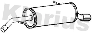 Rear Muffler (221116)