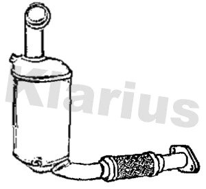 Soot/Particulate Filter, exhaust system (390430)