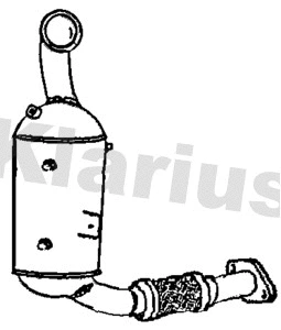 Soot/Particulate Filter, exhaust system (390443)