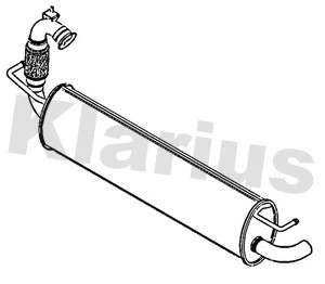Rear Muffler (221726)