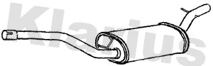 Centre Muffler (230873)