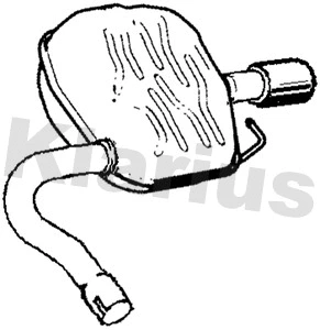 Rear Muffler (FE1217B)