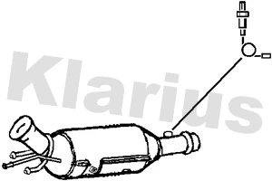Soot/Particulate Filter, exhaust system (390106)