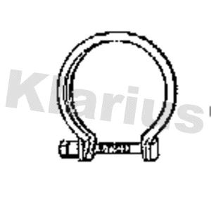 Clamping Piece, exhaust system (430900)