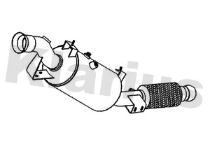 Soot/Particulate Filter, exhaust system (390358)