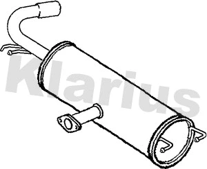 Rear Muffler (230886)