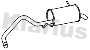 Rear Muffler (241088)