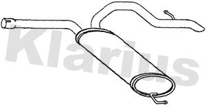 Rear Muffler (241181)