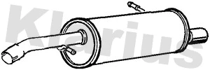 Rear Muffler (221049)