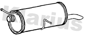 Rear Muffler (PG645A)