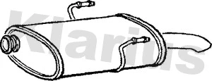Rear Muffler (PG674G)