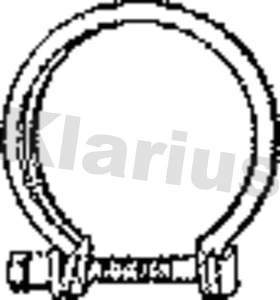 Clamping Piece, exhaust system (430577)