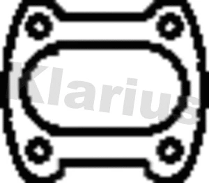 Gasket, exhaust pipe (411116)