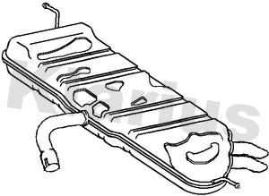 Rear Muffler (220969)