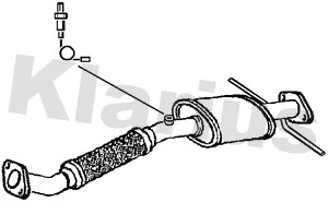 Centre Muffler (210873)