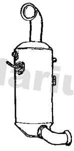 Soot/Particulate Filter, exhaust system (390955)