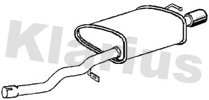 Rear Muffler (241166)