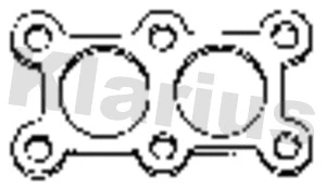 Gasket, exhaust pipe (410497)