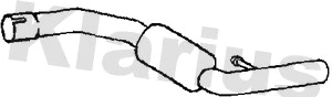 Rear Muffler (221054)
