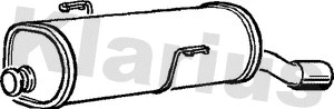 Rear Muffler (PG542B)