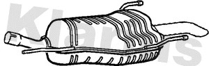 Rear Muffler (220822)