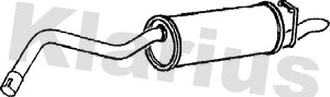 Rear Muffler (230131)