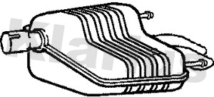 Rear Muffler (210865)