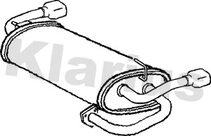 Rear Muffler (220555)