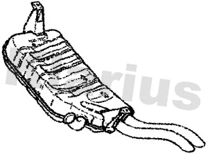 Rear Muffler (240878)