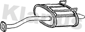 Rear Muffler (220781)