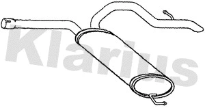 Rear Muffler (250639)