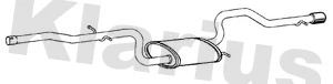 Rear Muffler (261240)
